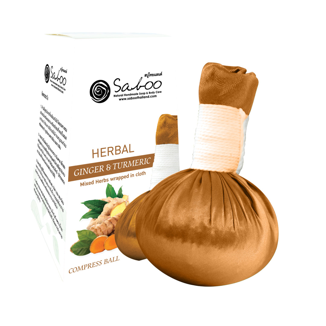Saboo Compress Ball - 50g - Ginger Turmeric