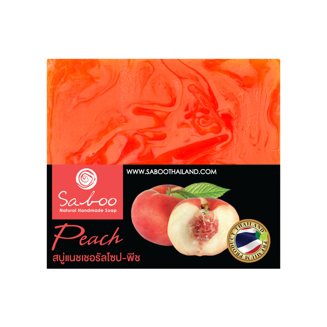 Natural Soap - Square Shape - 100g - Peach