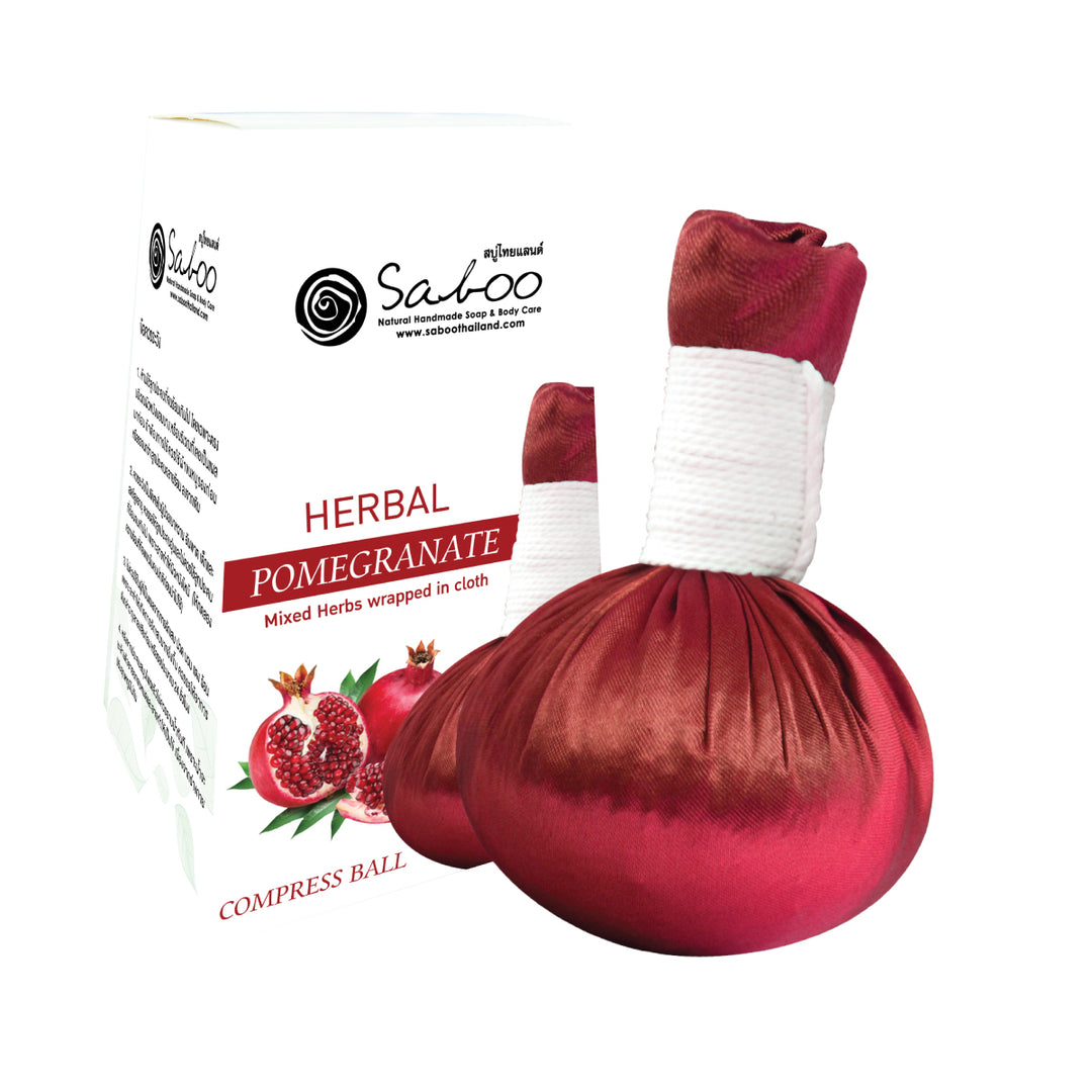 Saboo Compress Ball - 50g - Pomegranate