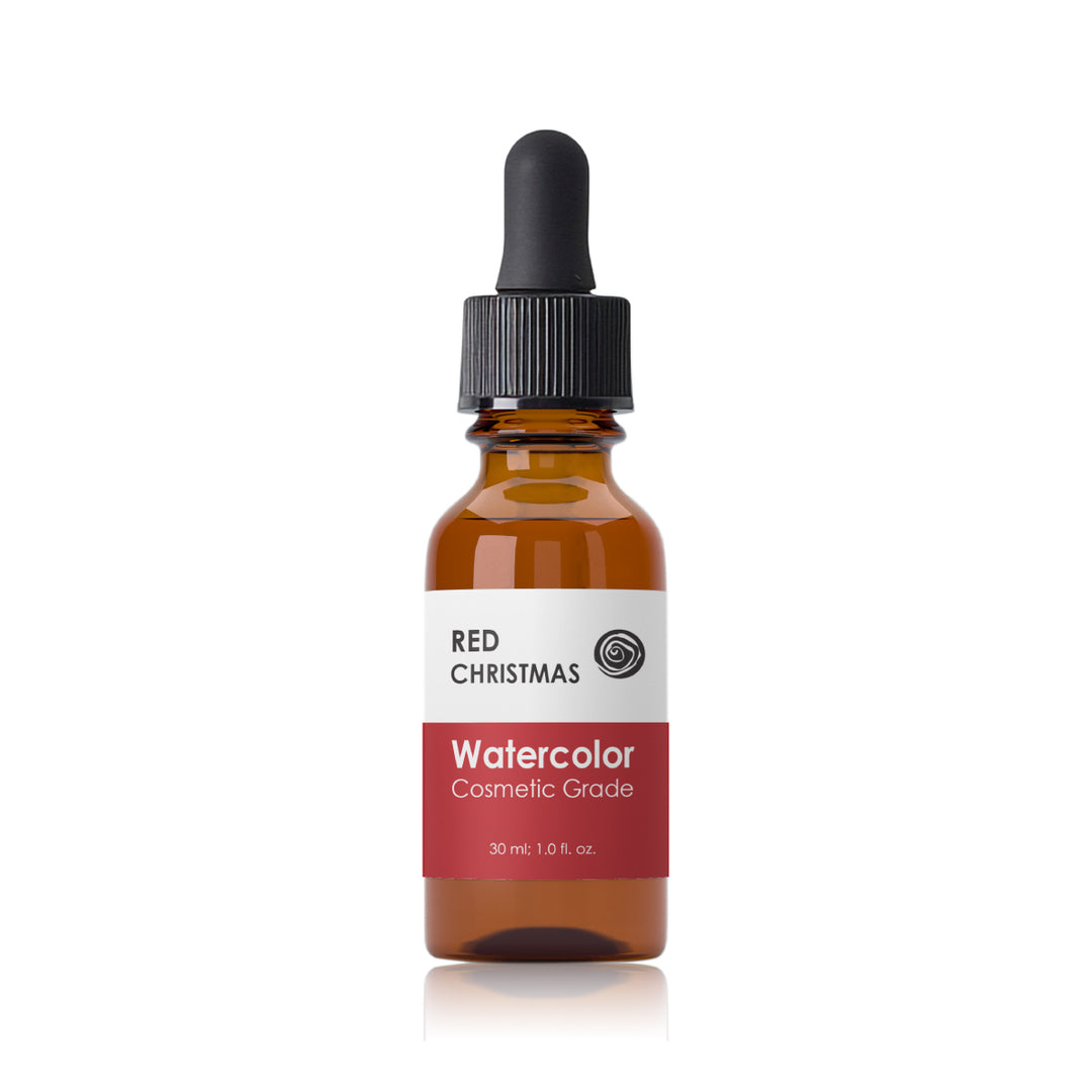 Watercolor - Cosmetic Grade - 30ml - Red Christmas