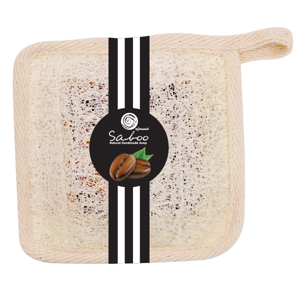 Natural Luffa - Soap Inside - Coffee