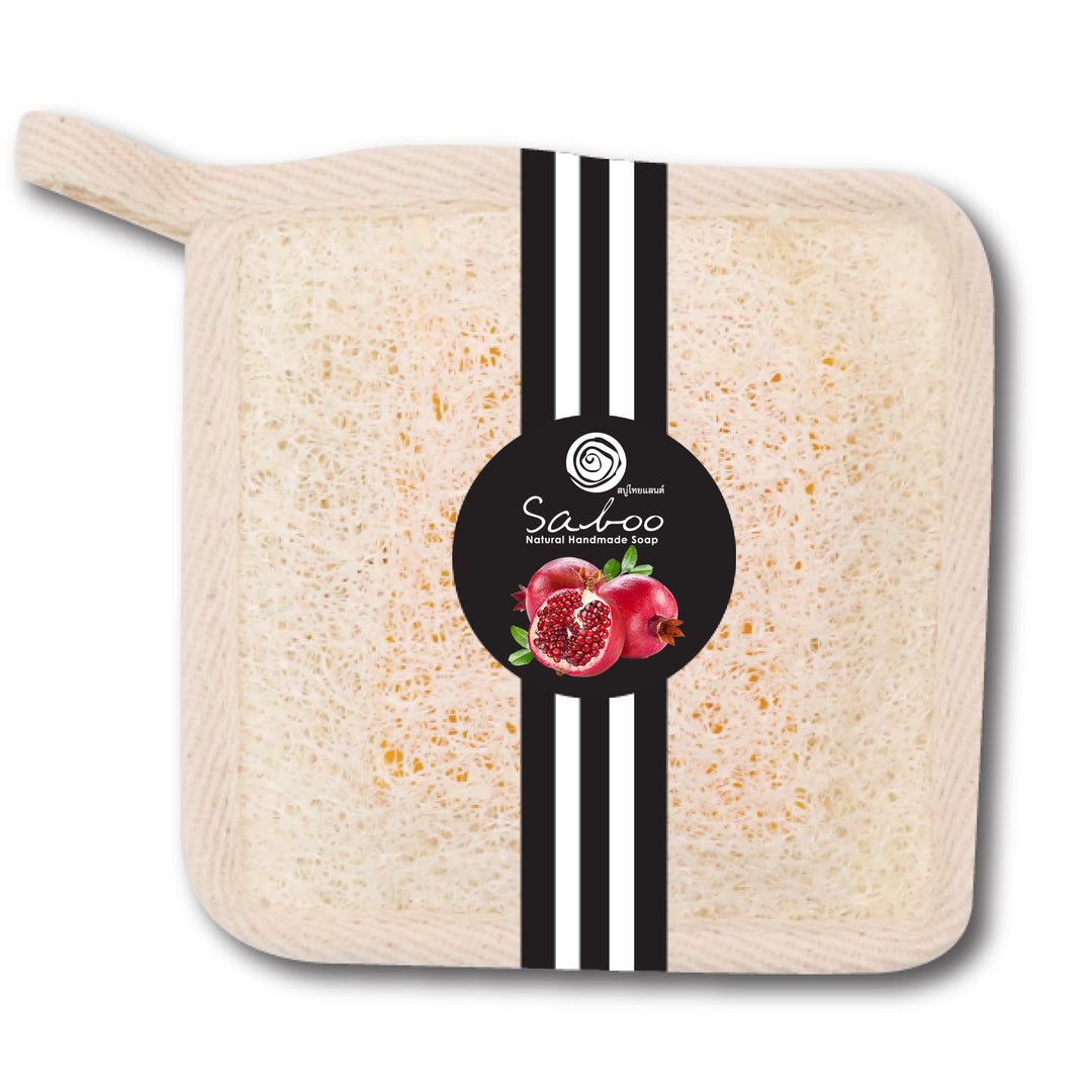 Natural Luffa - Soap Inside - 50g - Pomegranate