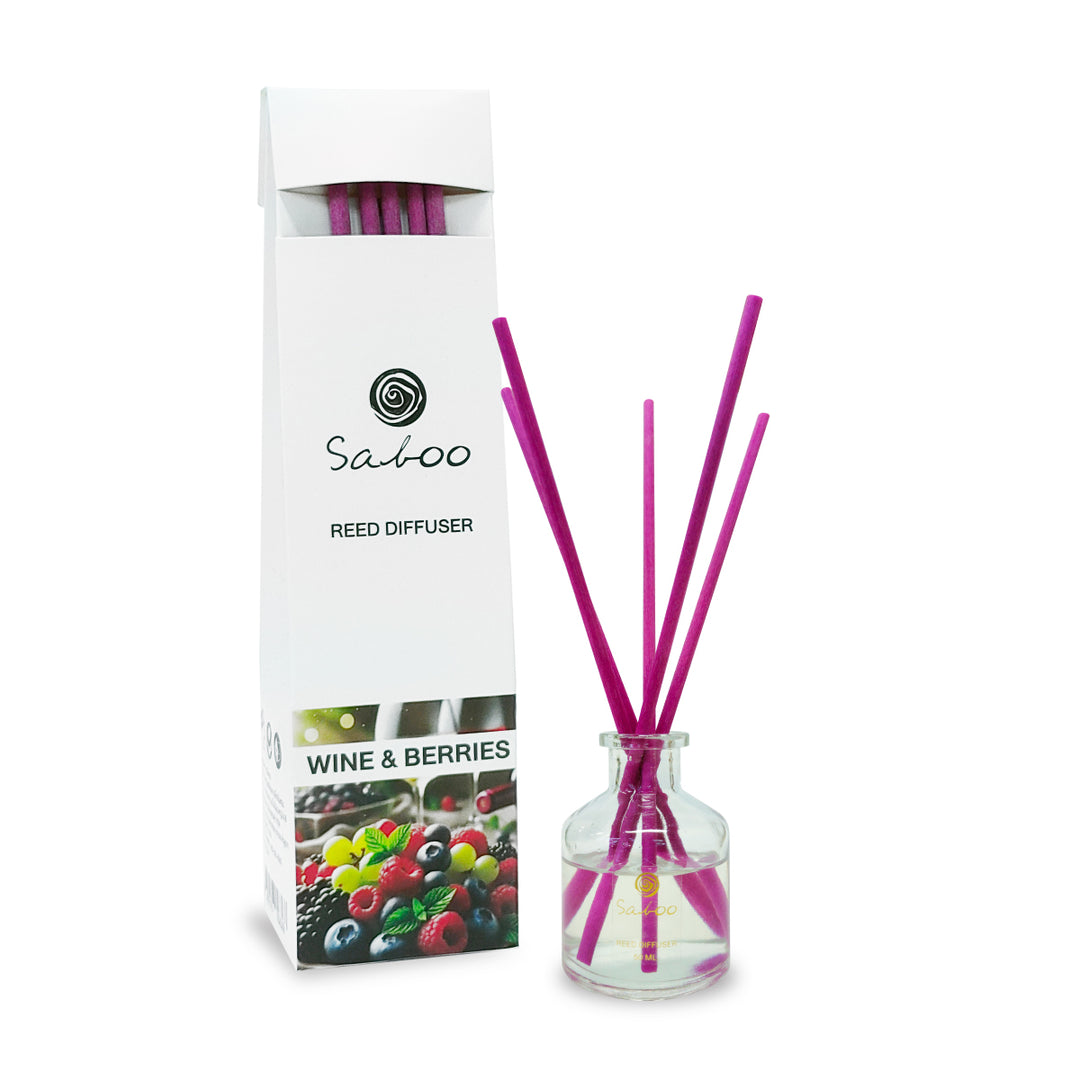 Saboo Reed Diffuser - 50ml - Wine & Berry