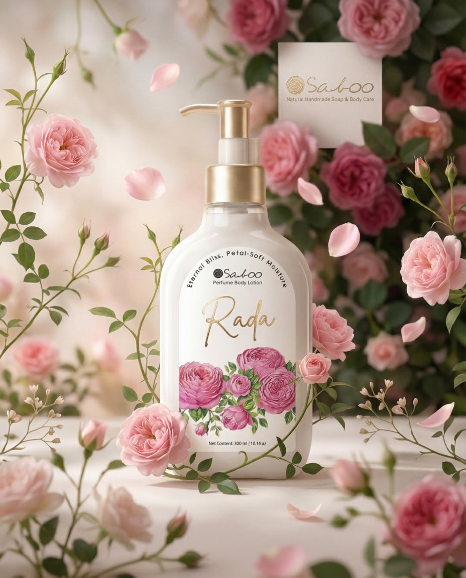 BODY LOTION - 300ML-Rada (ROSE SCENT)