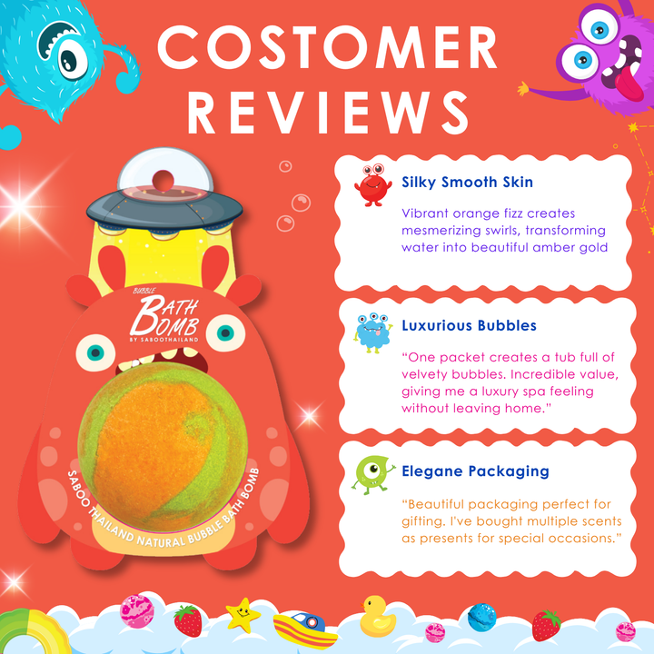 Bubble Bath Bomb - Monster Package - 150g - Strawberry