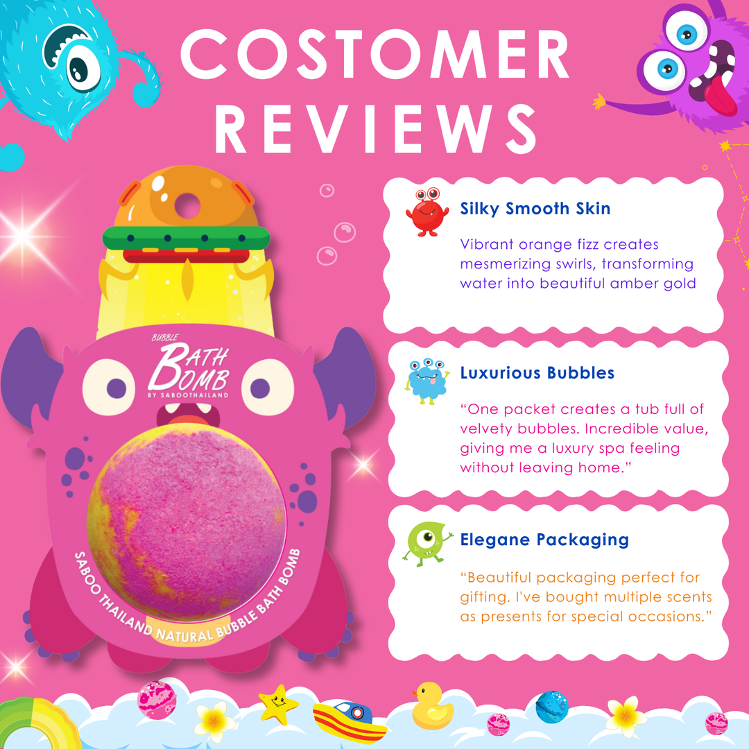 Bubble Bath Bomb - Monster - 150g - Leelawadee