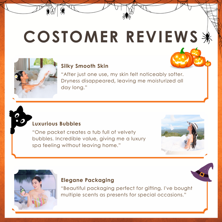 Bubble Bath Bomb - Halloween Package - 150g - Mango