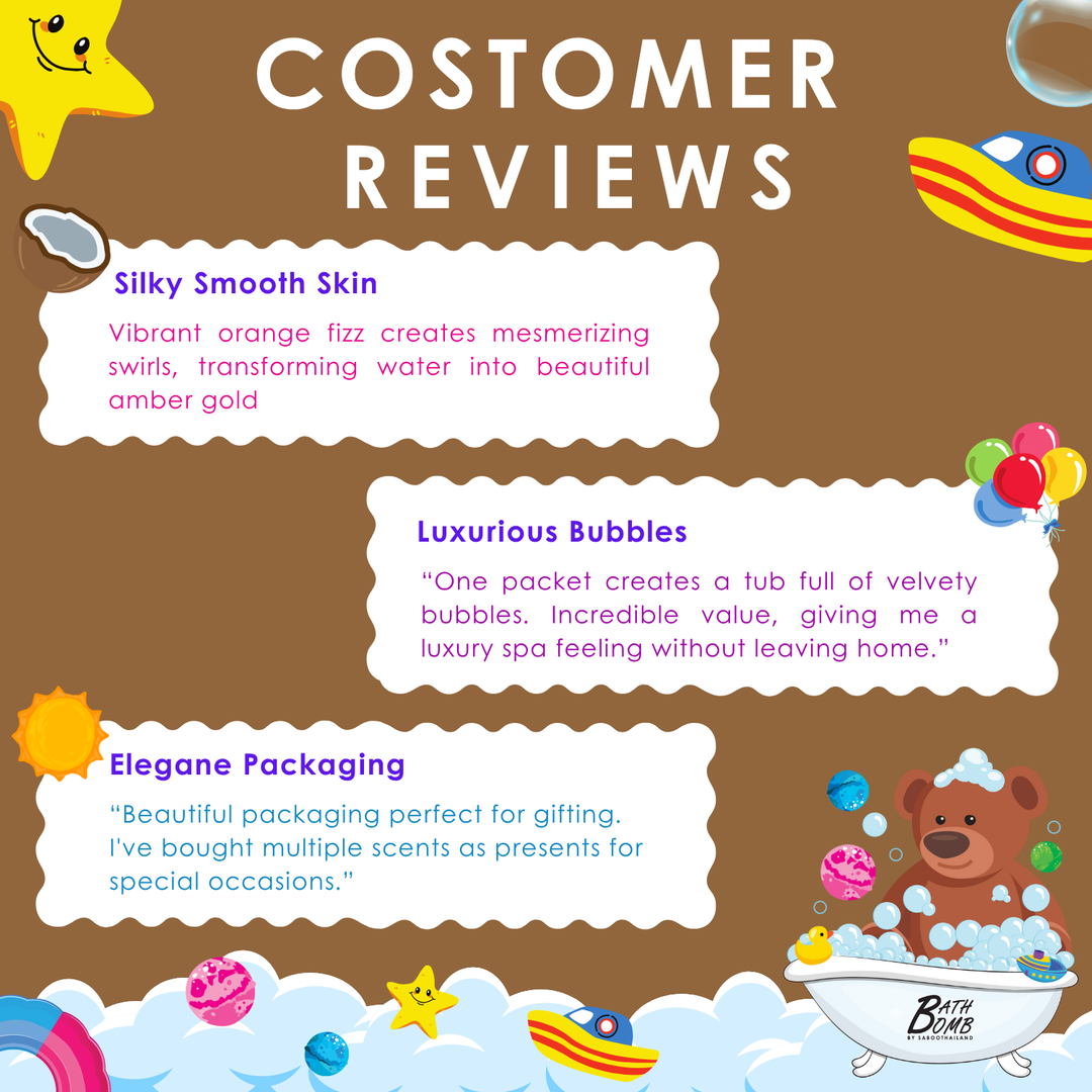 Bubble Bath Bomb - Bear Package - 150g - Coconut
