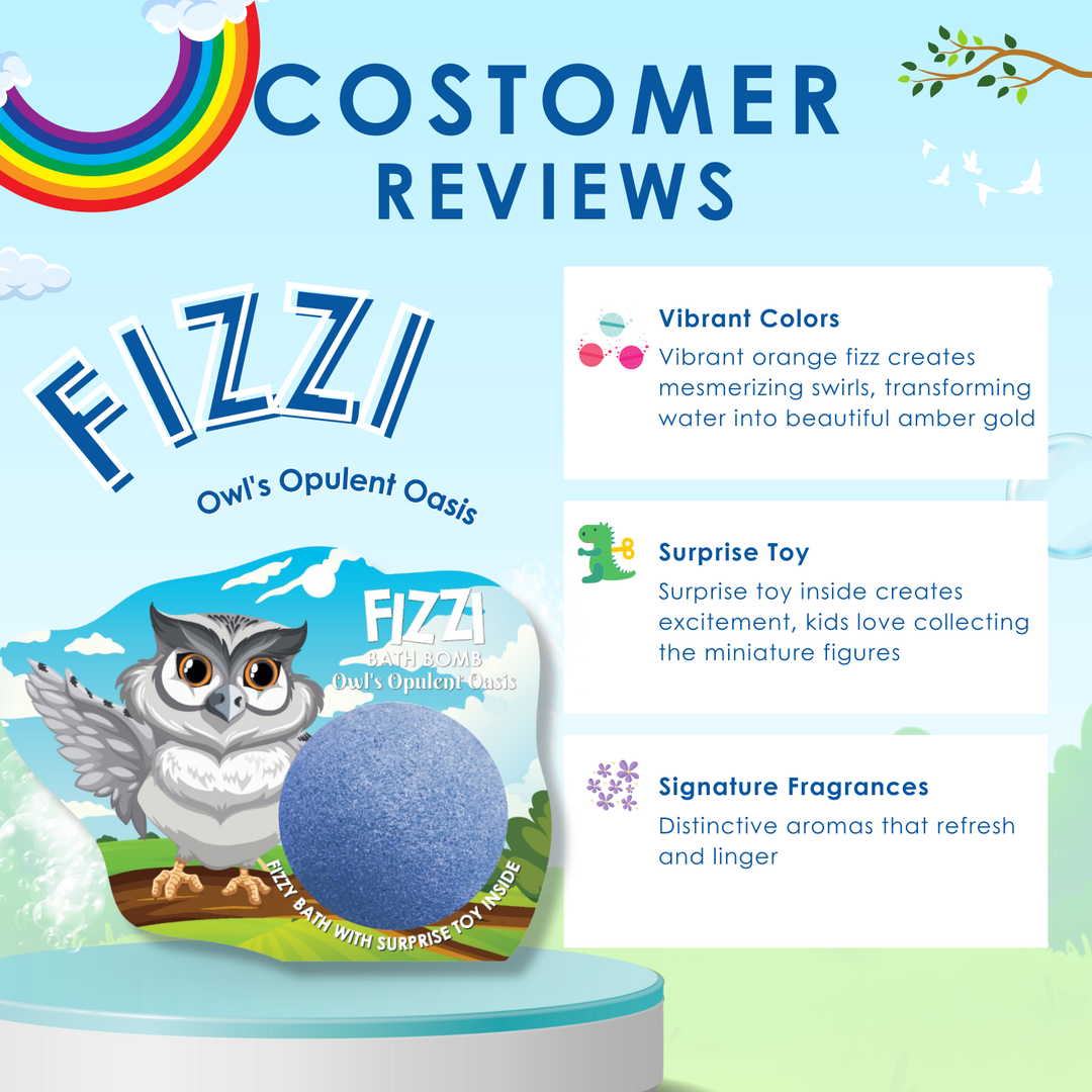 Fizzy Bath Bomb - Jungle Package - 100g - Owl's Opulent Oasis