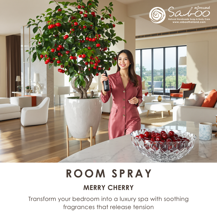 Saboo Room Spray - 250ml - Merry Cherry