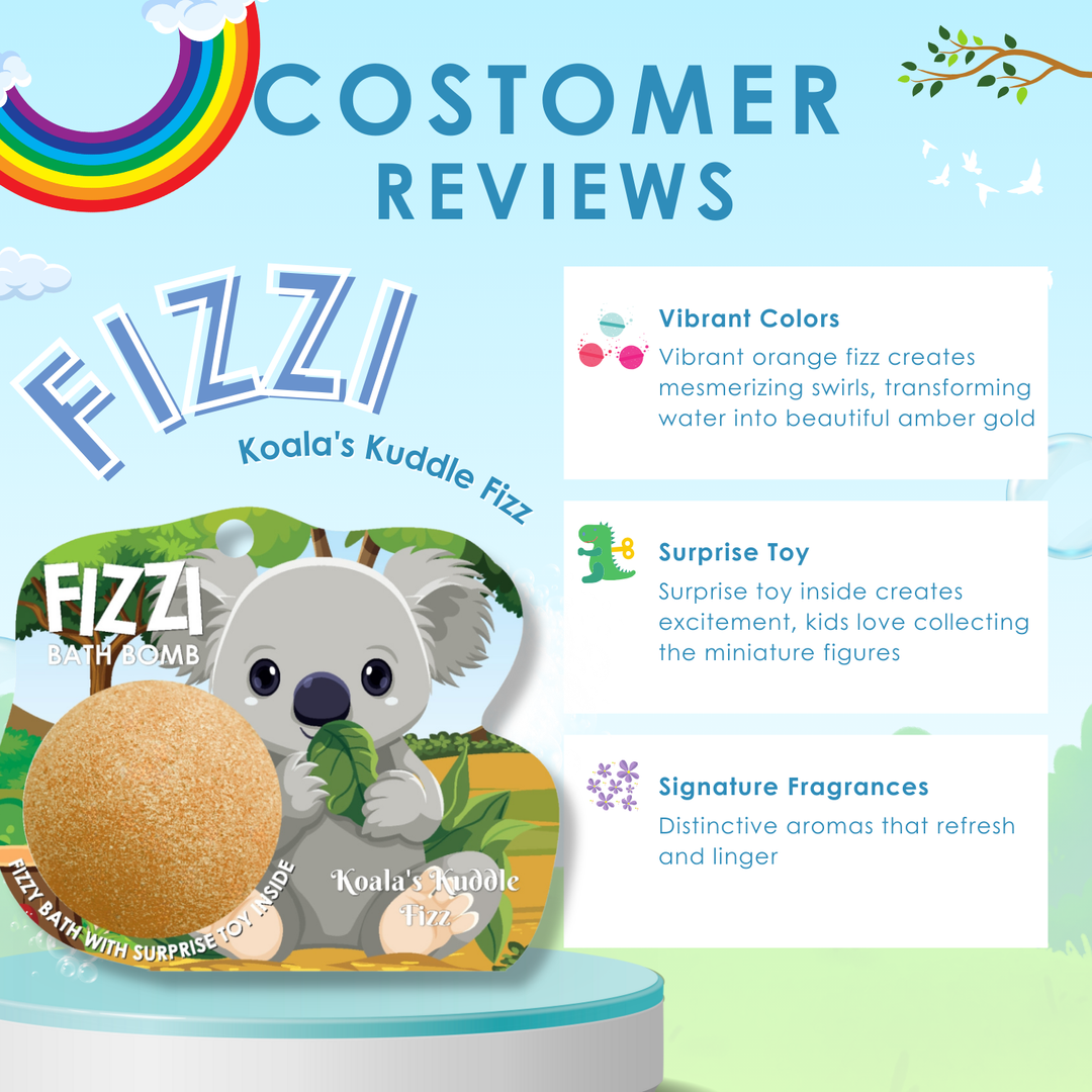 Fizzy Bath Bomb - Jungle Package - 100g - Koala's Kuddle Fizz