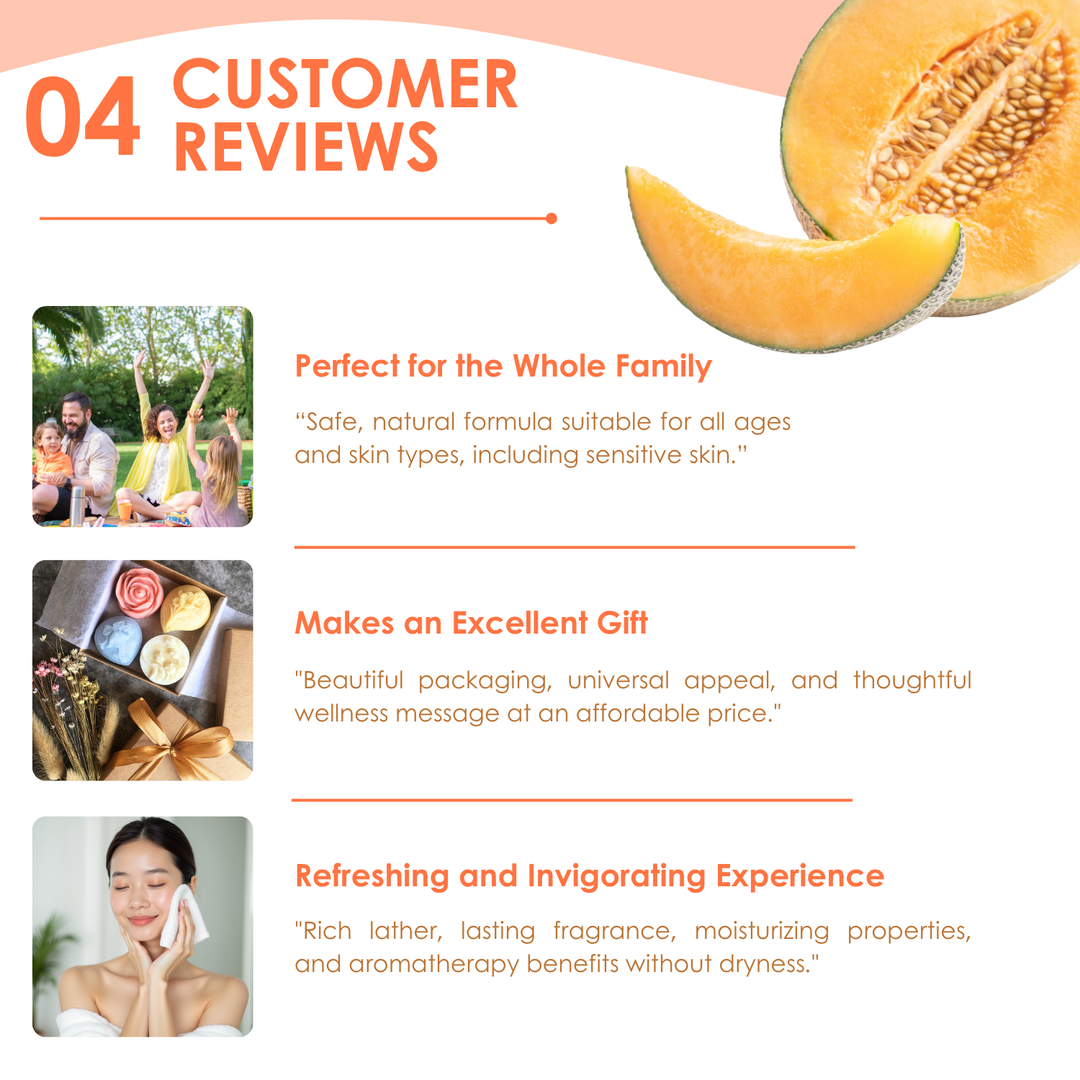 Natural Fancy Soap - Melon