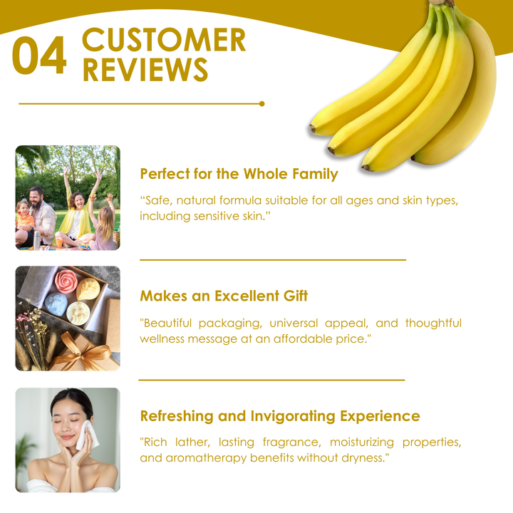 Natural Fancy Soap - 100g - Banana Type A