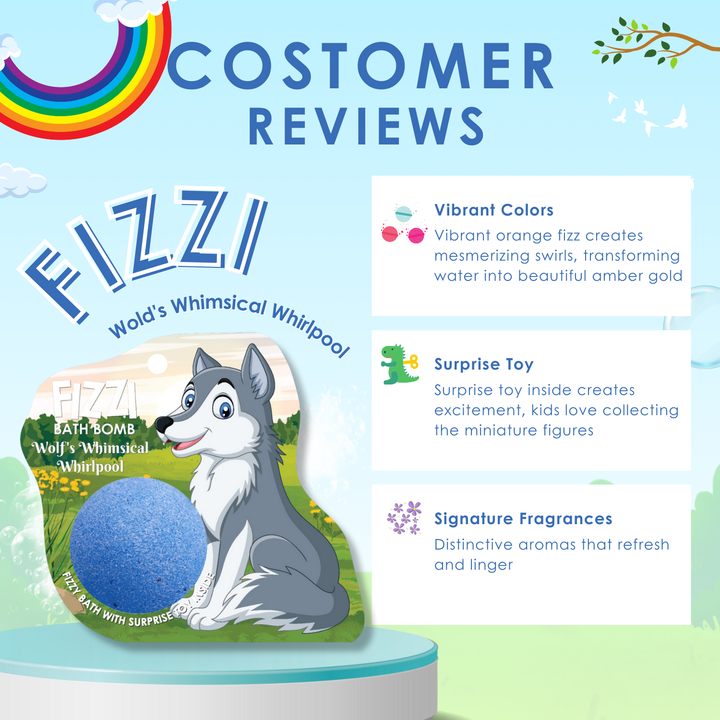 Fizzy Bath Bomb - Jungle Package - 100g - Wolf's Whimsical Whirlpool