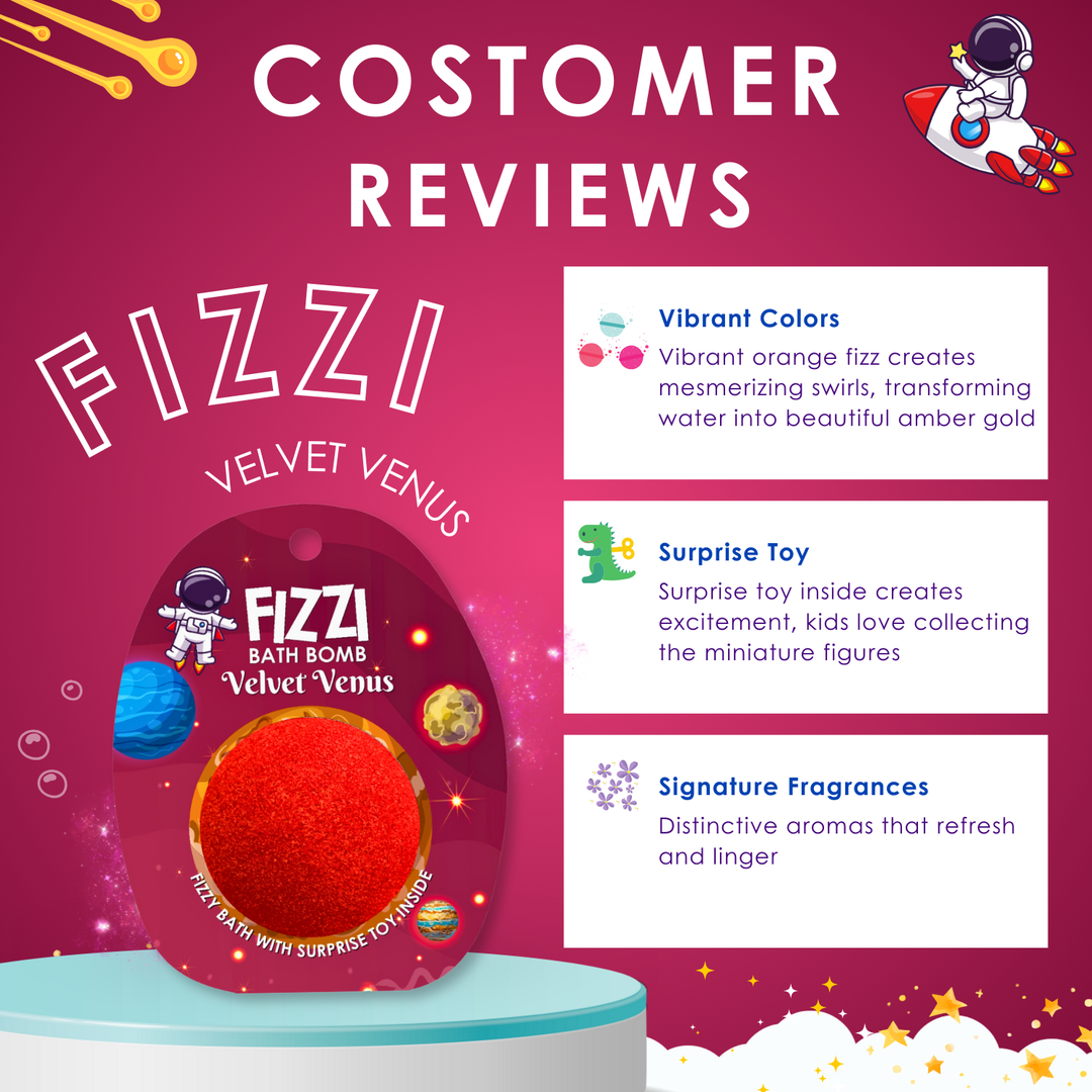 Fizzy Bath Bomb - Solar System Package - 100g - Velvet Venus