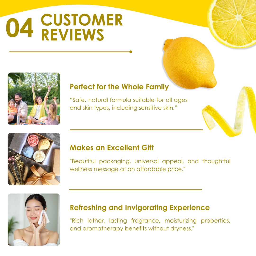 Natural Fancy Soap - 100g - Lemon