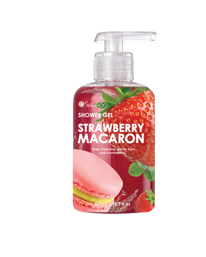 SHOWER GEL 500ML - STRAWBERRY MACARON
