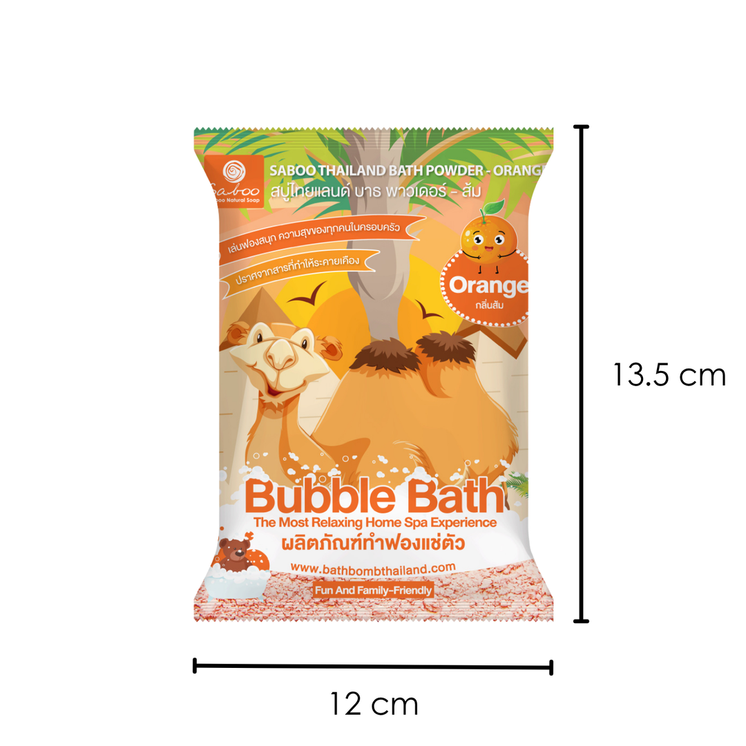 Bubble Bath Powder - 100g - Orange