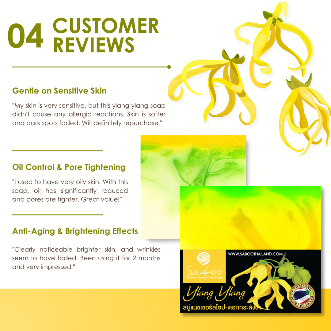 Natural Soap - Square Shape - 100g - Ylang Ylang