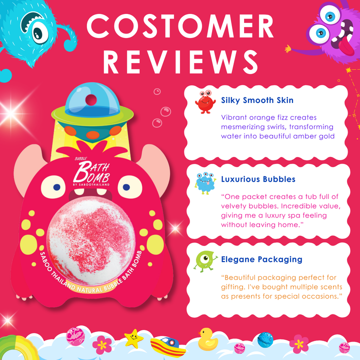 Bubble Bath Bomb - Monster - 150g - Blossom