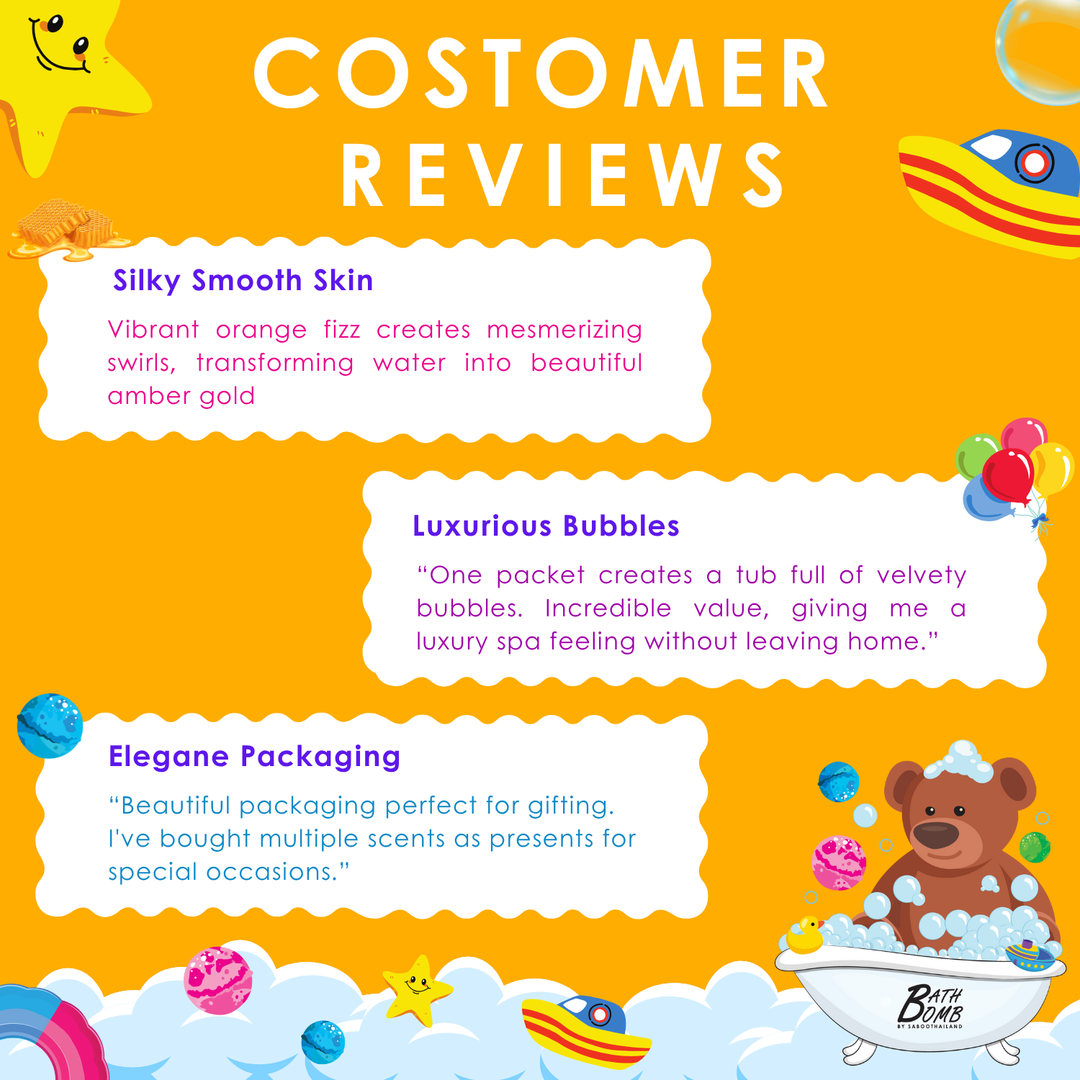Bubble Bath Bomb - Bear Package - 150g - Honey