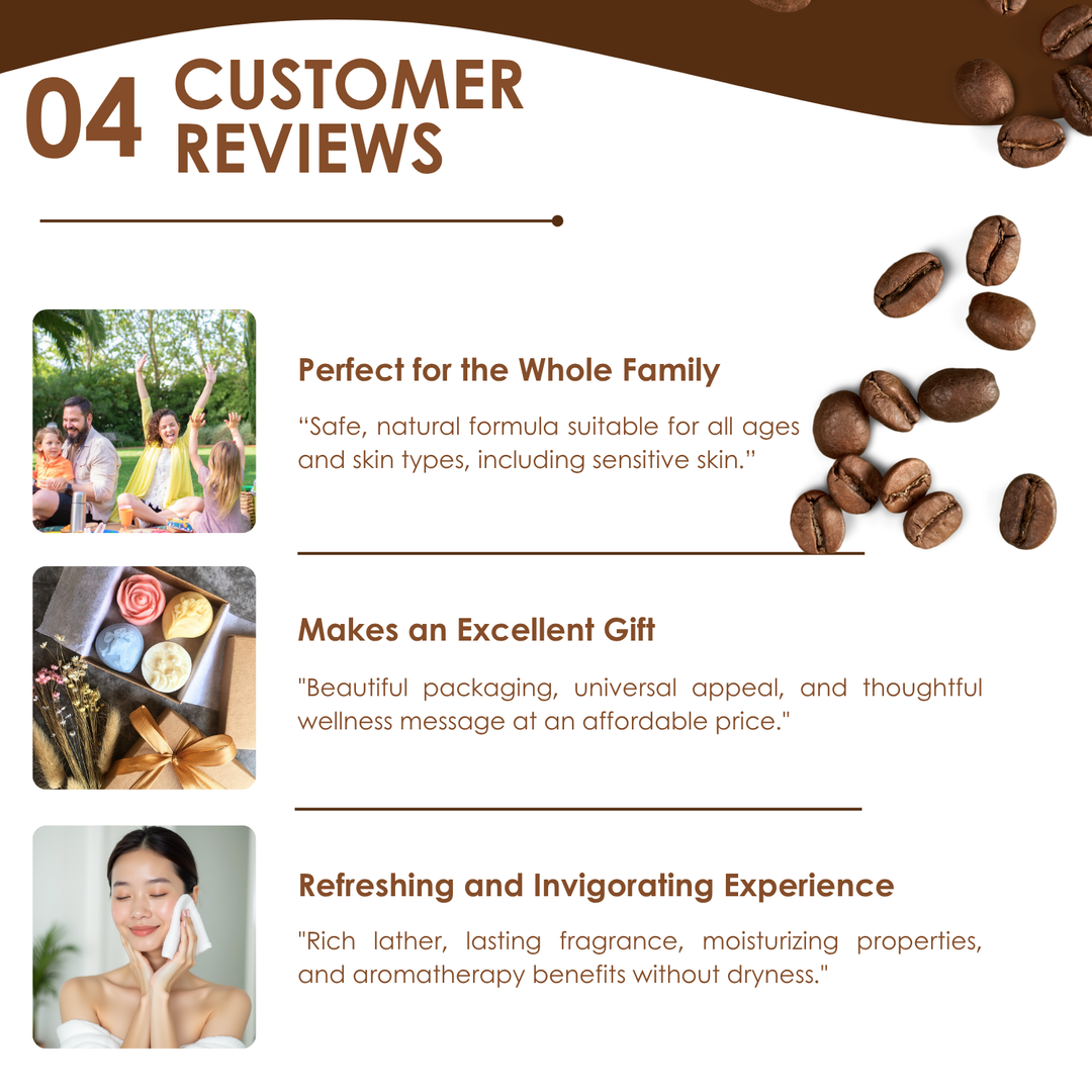Natural Fancy Soap - 100g - Coffee