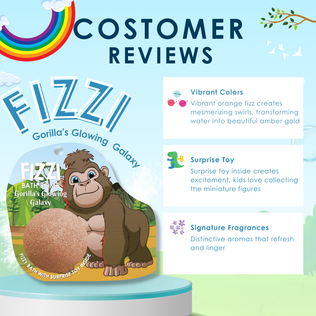 Fizzy Bath Bomb - Jungle Package - 100g - Gorilla's Galaxy