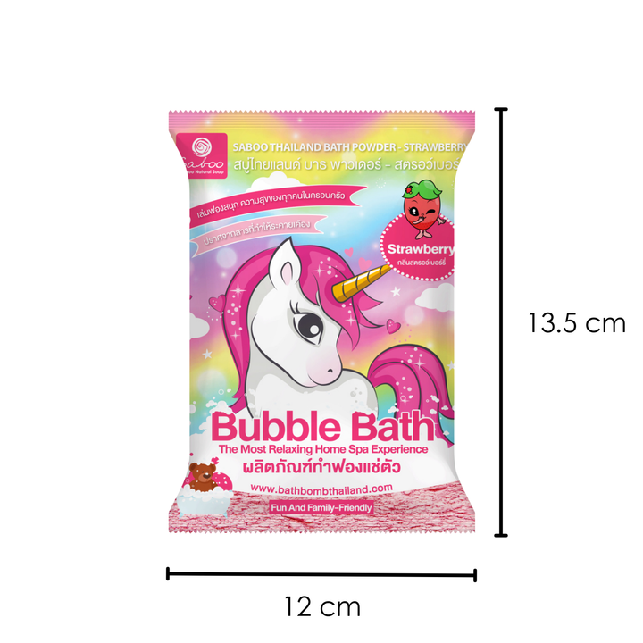 Bubble Bath Powder - 100g - Strawberry