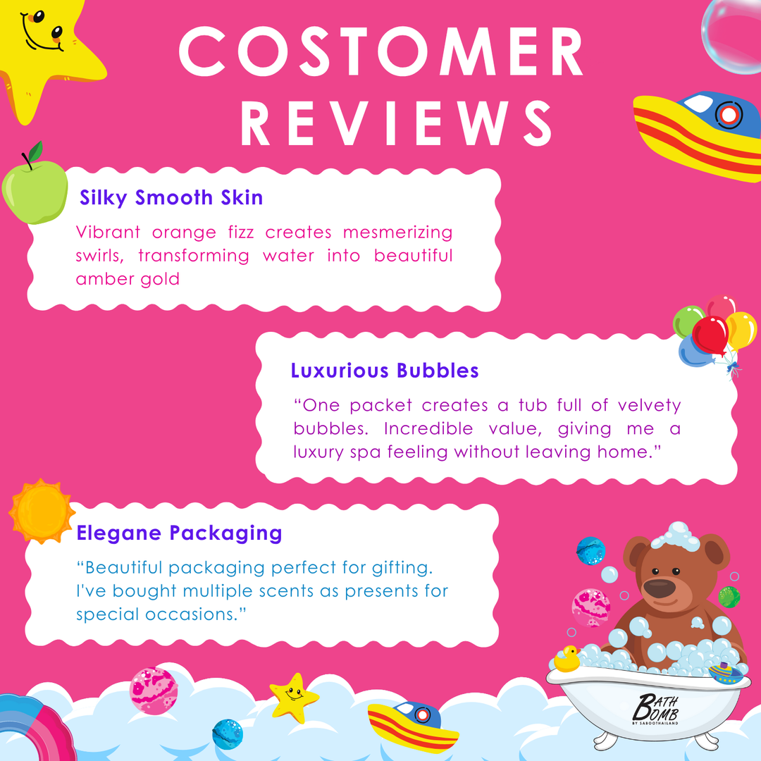 Bubble Bath Bomb - Bear Package - 150g - Blossom