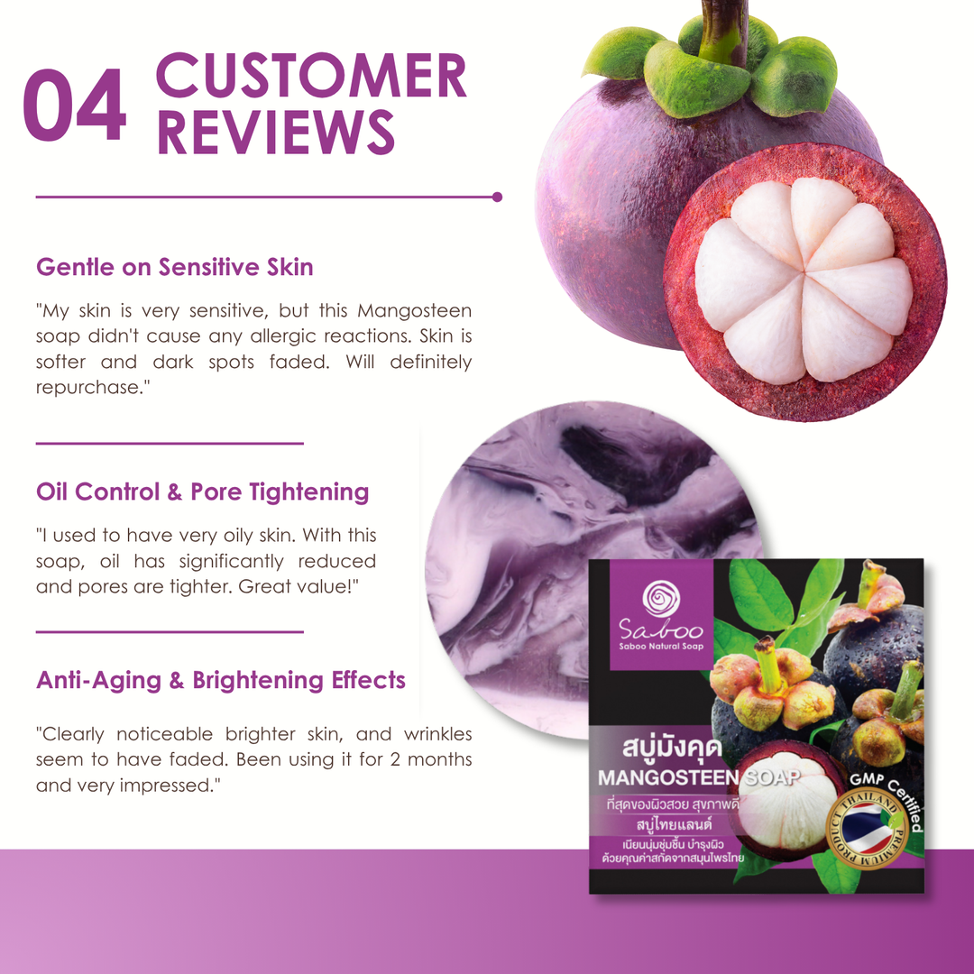 Premium Soap - Black Box Package - 100g - Mangosteen