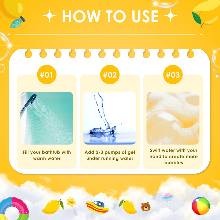 Bubble Bath Gel - 250 ml - Mango