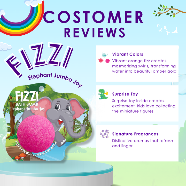 Fizzy Bath Bomb - Jungle Package - 100g - Elephant Jumbo Joy