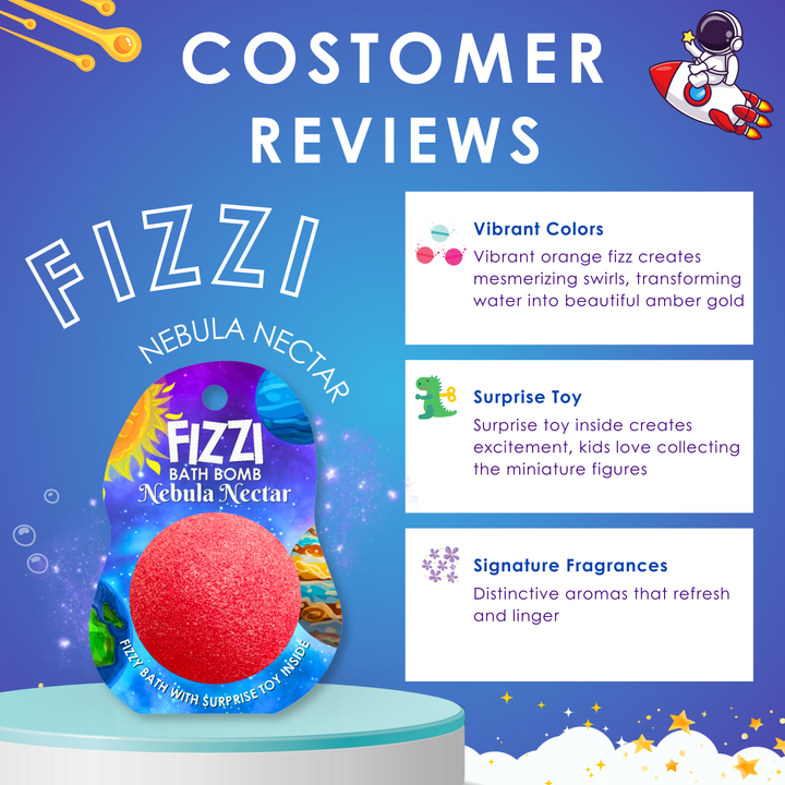 Fizzy Bath Bomb - Solar System Package - 100g - Nebula Nectar