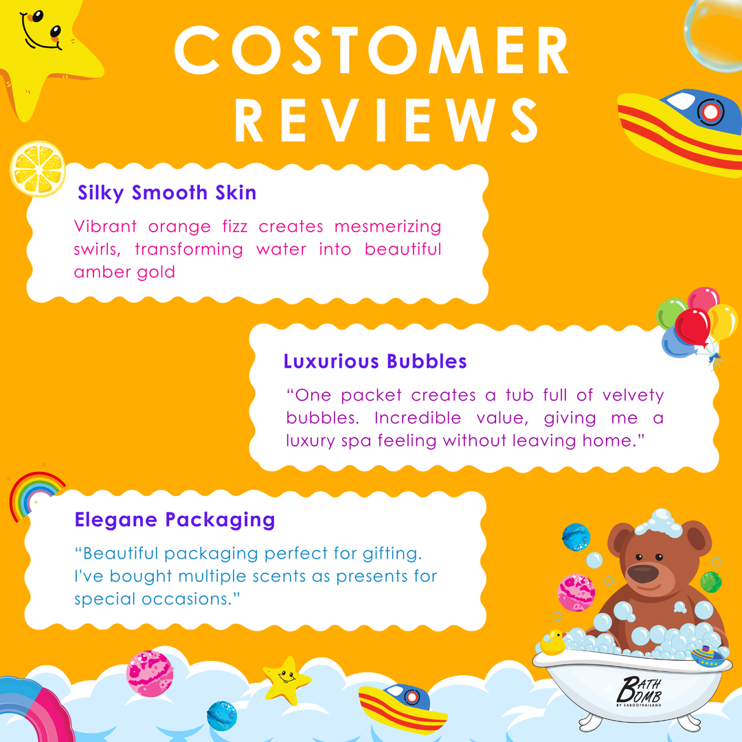 Bubble Bath Bomb - Bear Package - 150g - Lemon