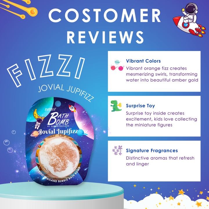 Fizzy Bath Bomb - Solar System Package - 100g - Jovial Jupifizz