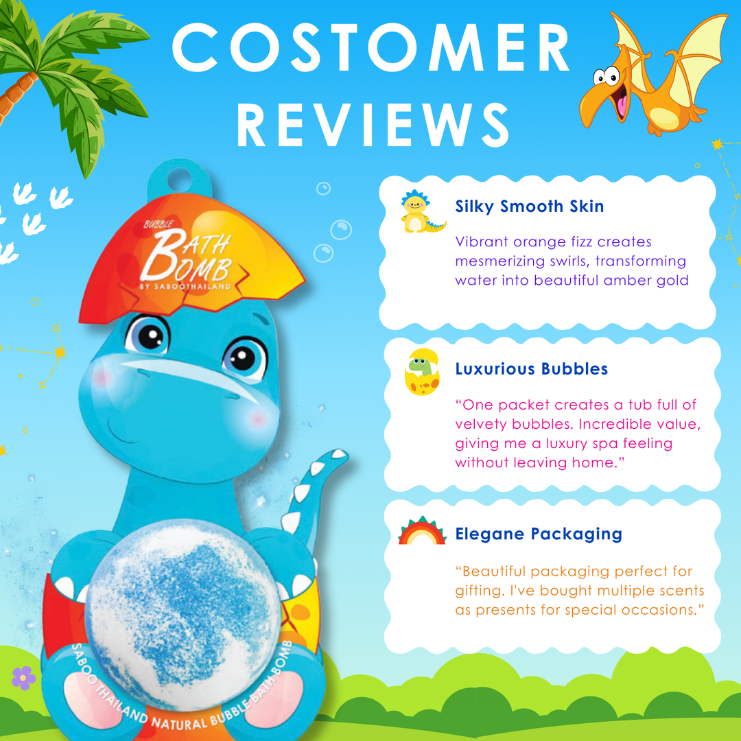 Bubble Bath Bomb - Dinosaur Package - 150g - Ocean