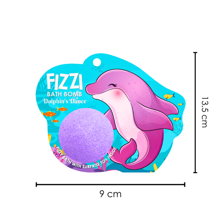 Fizzy Bath Bomb - Sea Animal Package - 100g - Dolphin's Dance