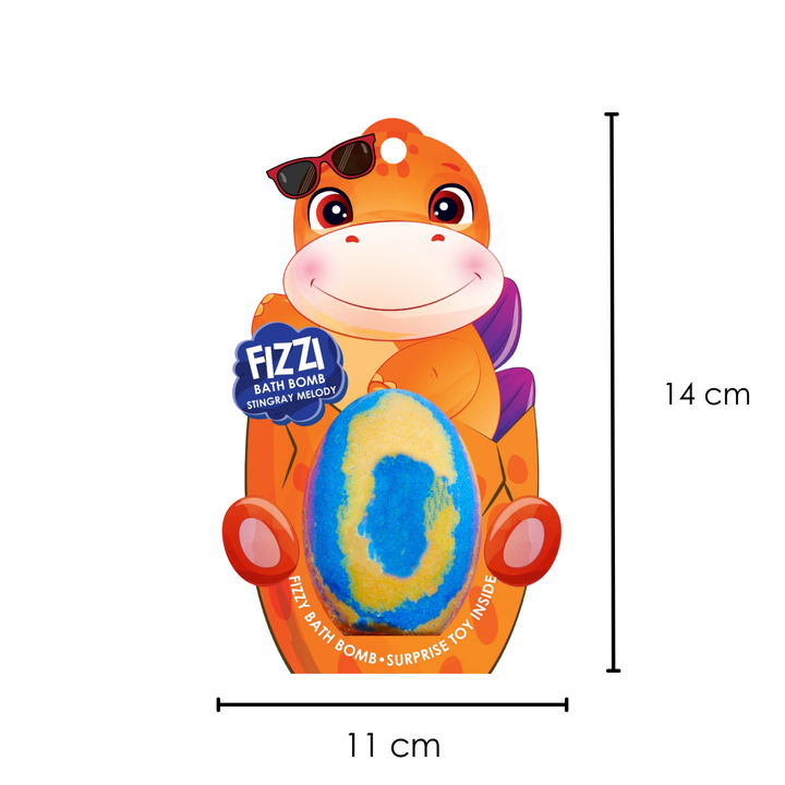 Fizzy Bath Bomb - Dinosaur Package - 180g - Stingray Melody