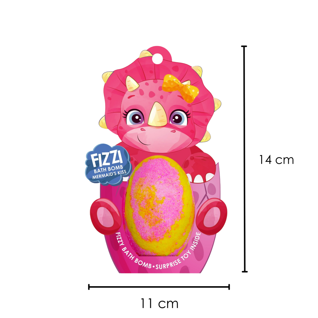 Fizzy Bath Bomb - Dinosaur Package - 180g - Mermaid's Kiss