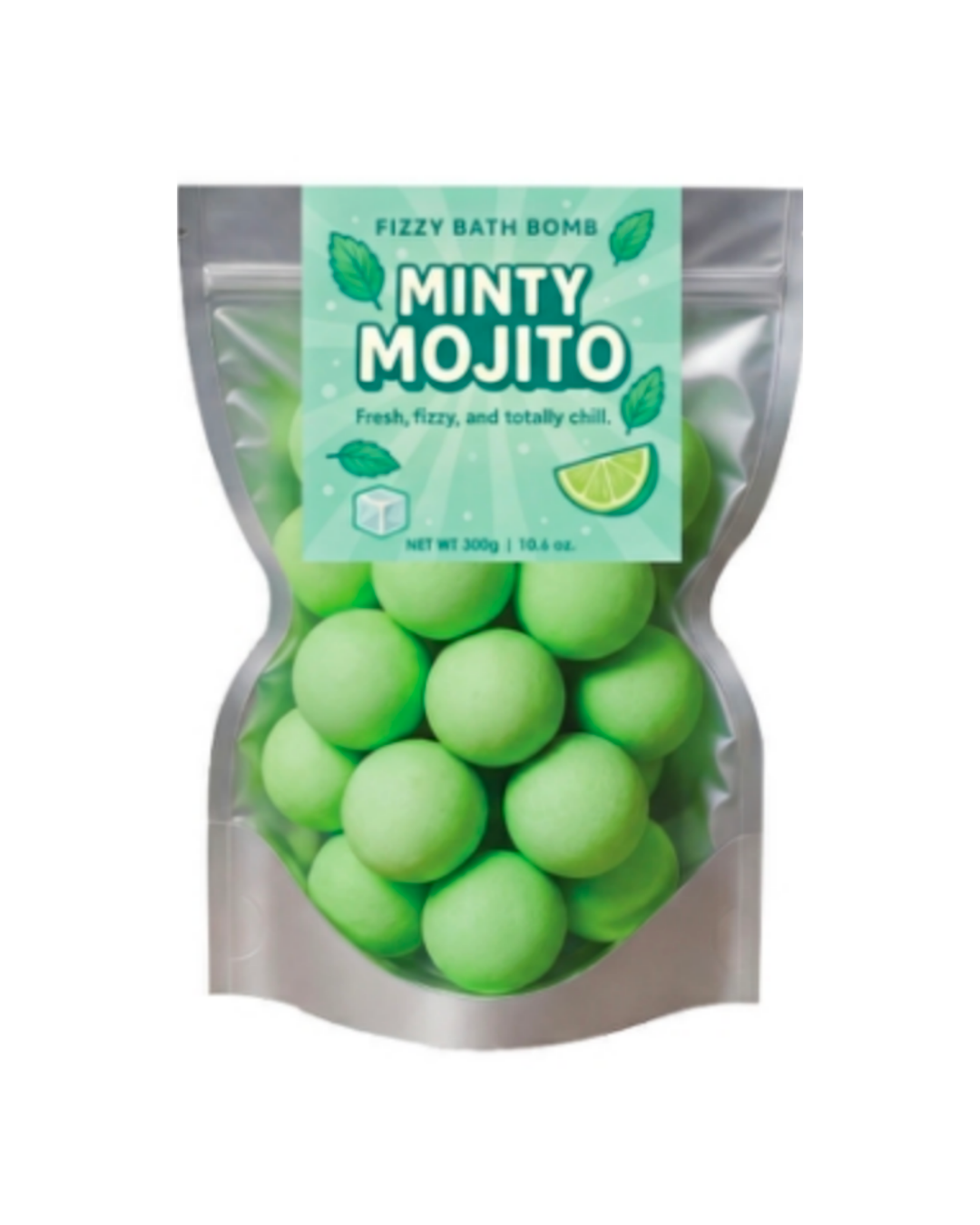 FIZZY BATH BOMB 300 G - Minty Mojito