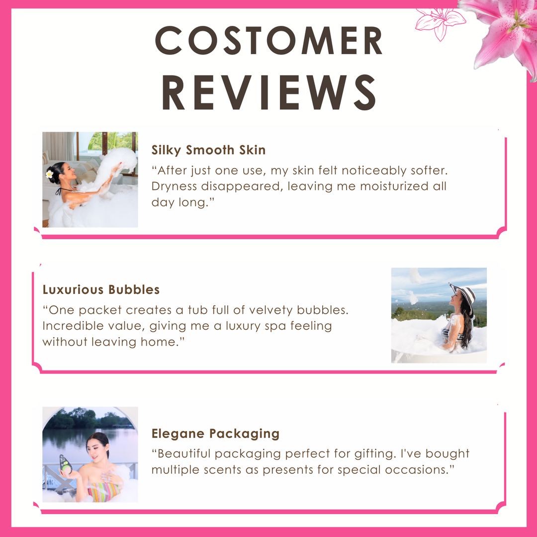 Bubble Bath Bomb - Flower Package - 150g - Lily