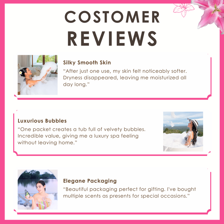 Bubble Bath Bomb - Flower Package - 150g - Lily