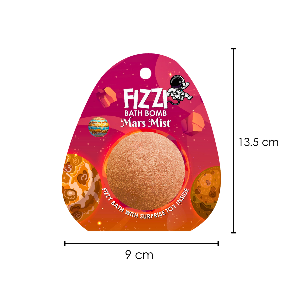 Fizzy Bath Bomb - Solar System Package - 100g - Mars Mist