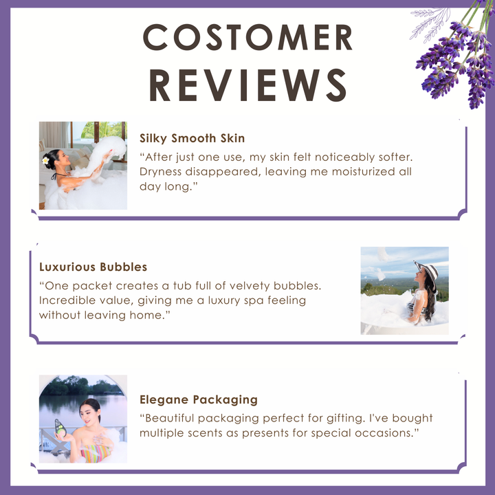 Bubble Bath Bomb - Flower Package - 150g - Lavender