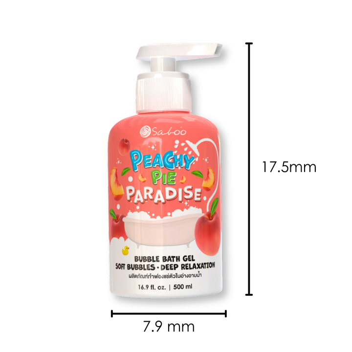 Bubble Bath Gel - 500ml - Peachy Pie Paradise
