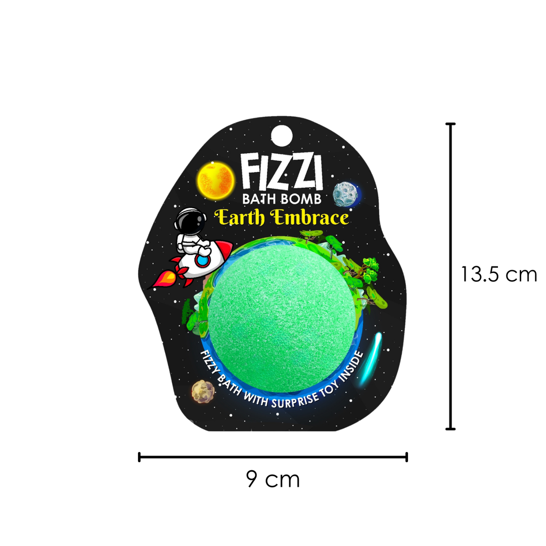 Fizzy Bath Bomb - Solar System Package - 100g - Earth Embrace