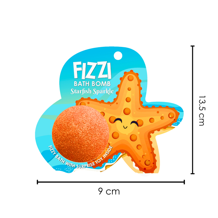 Fizzy Bath Bomb - Sea Animal Package - 100g - Starfish Sizzle