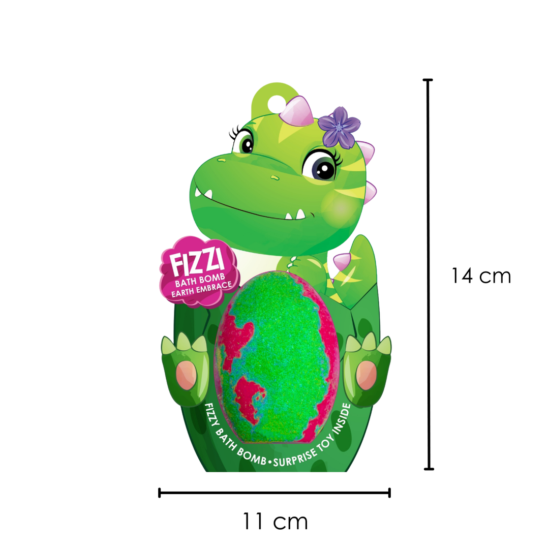 Fizzy Bath Bomb - Dinosaur Package - 180g - Earth Embrace