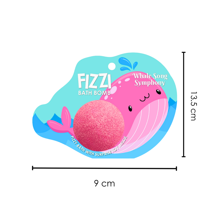 Fizzy Bath Bomb - Sea Animal Package - 100g - Whale Song Symphony