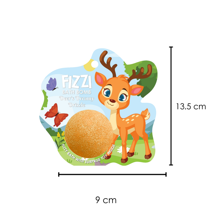 Fizzy Bath Bomb - Jungle Package - 100g - Dear's Dreamy Drizzle